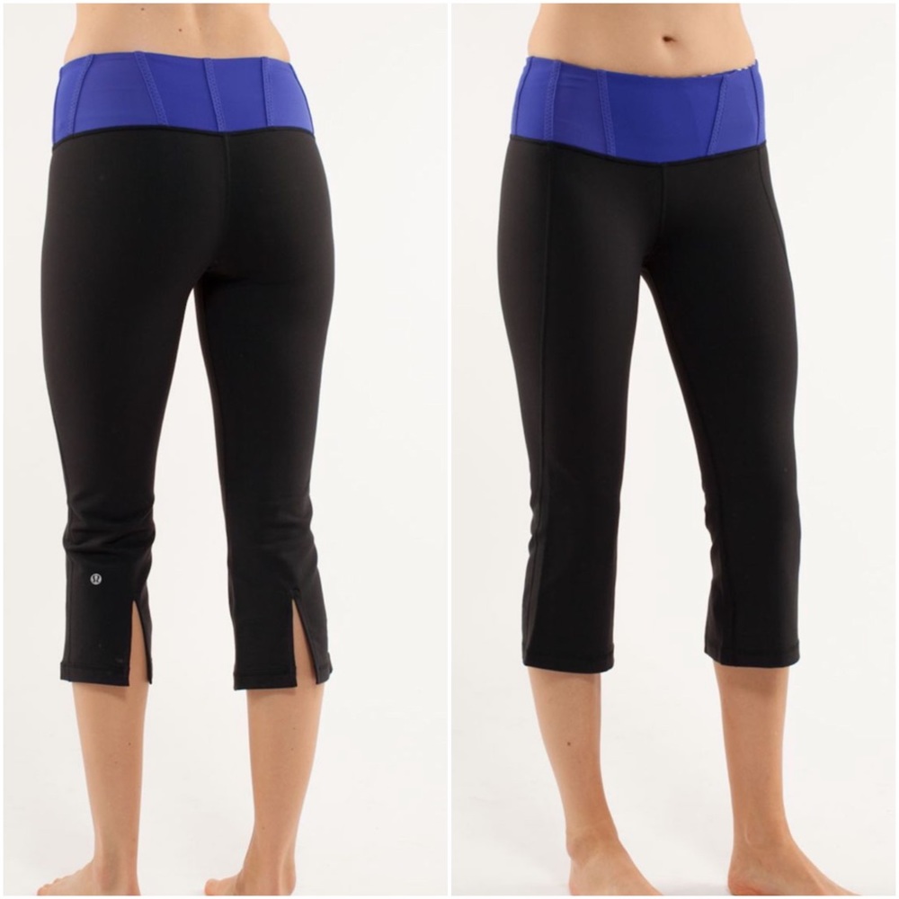 Lululemon Athletica Tadasana crop size 8